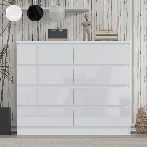 High gloss chest drawers - chest, of