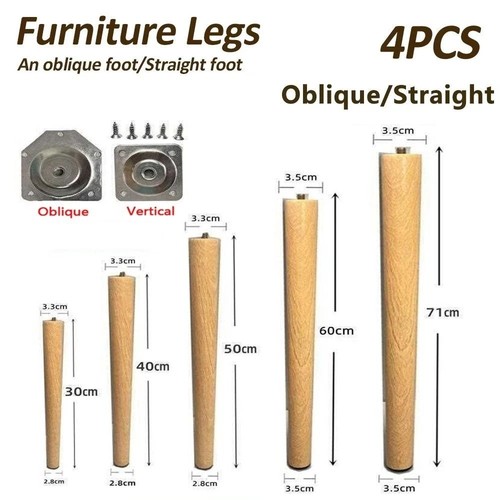 4pcs 50cm height - 30-50cm, wood
