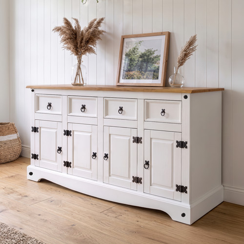 Corona sideboard white - sideboard, door